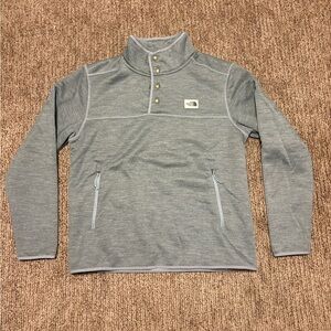 The North Face Gray Fleece-Lined Jacket